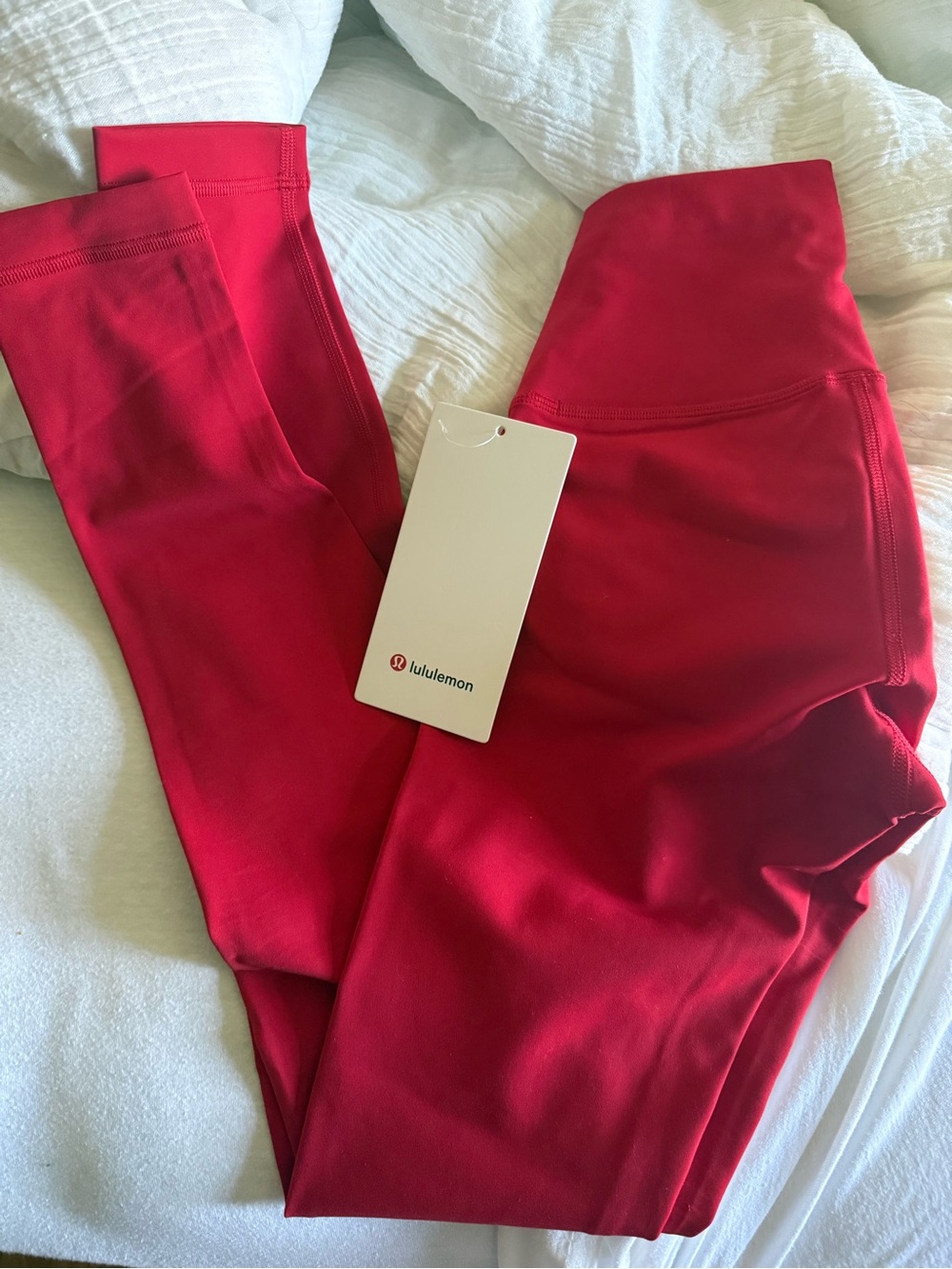lululemon athletica Red High-Rise Leggings